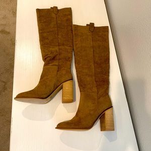 Vici Saint Slouch Boot-Camel Color Size 9